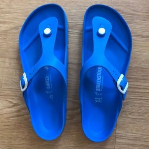 Birkenstock, Gizeh, size 41, electric blue, waterproof